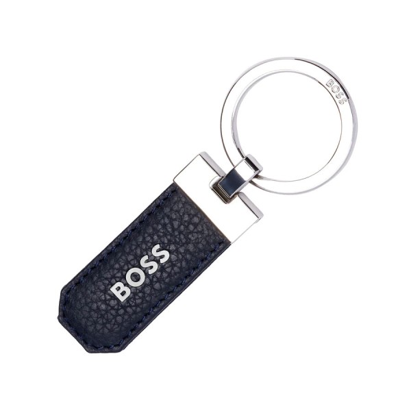 Μπρελόκ Hugo Boss Classic Grained Black